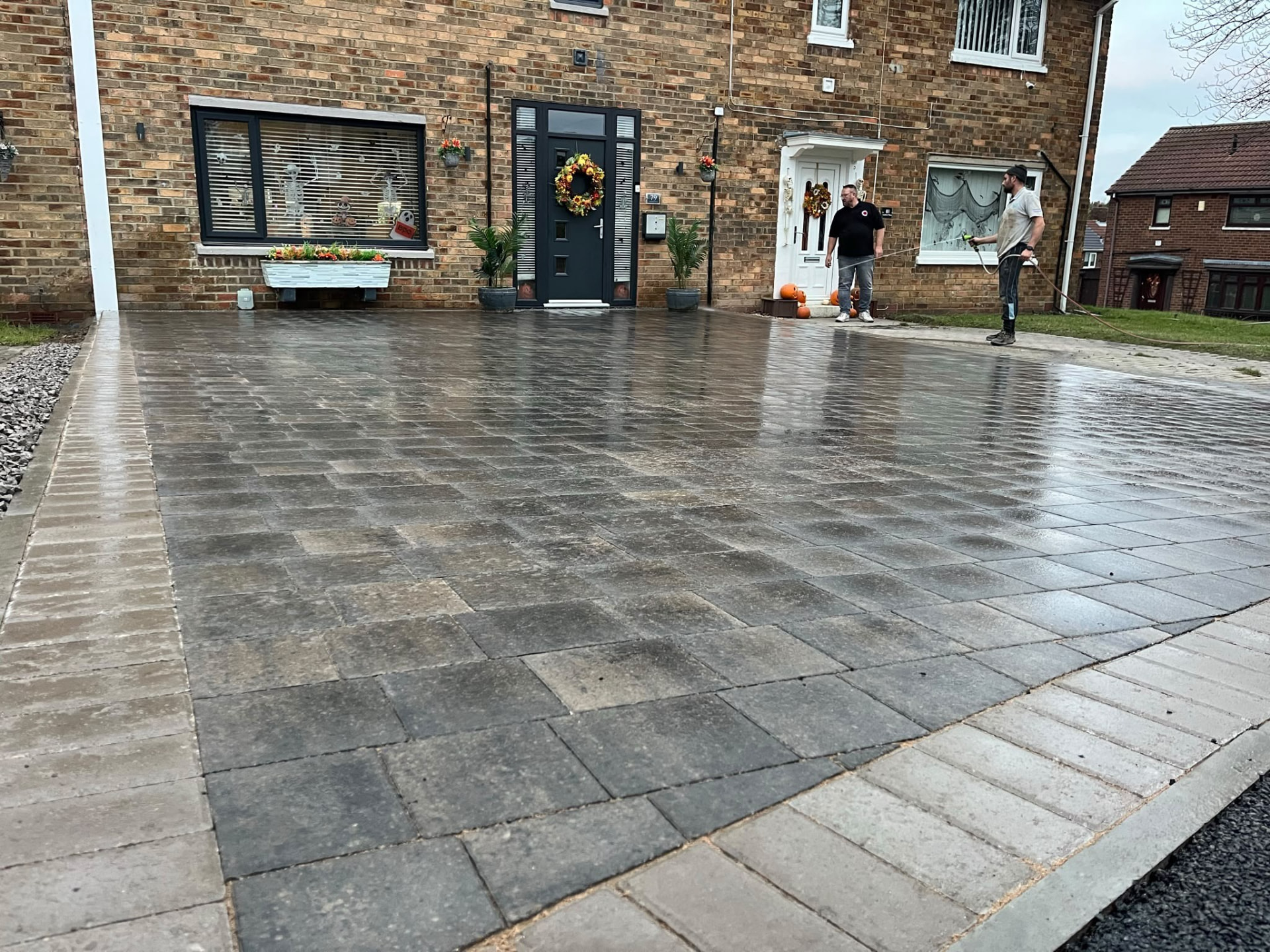 Block paving driveway installed by JP Driveways & Landscaping in Darlington, Durham and Stockton: project 28