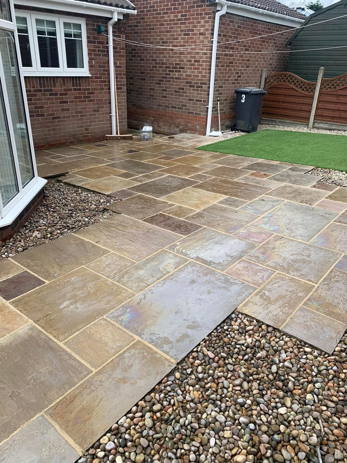 Patio, paving and garden landscaping project by JP Driveways & Landscaping in the North East: project 5